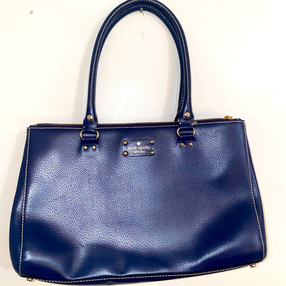 Navy colored Kate spade bag